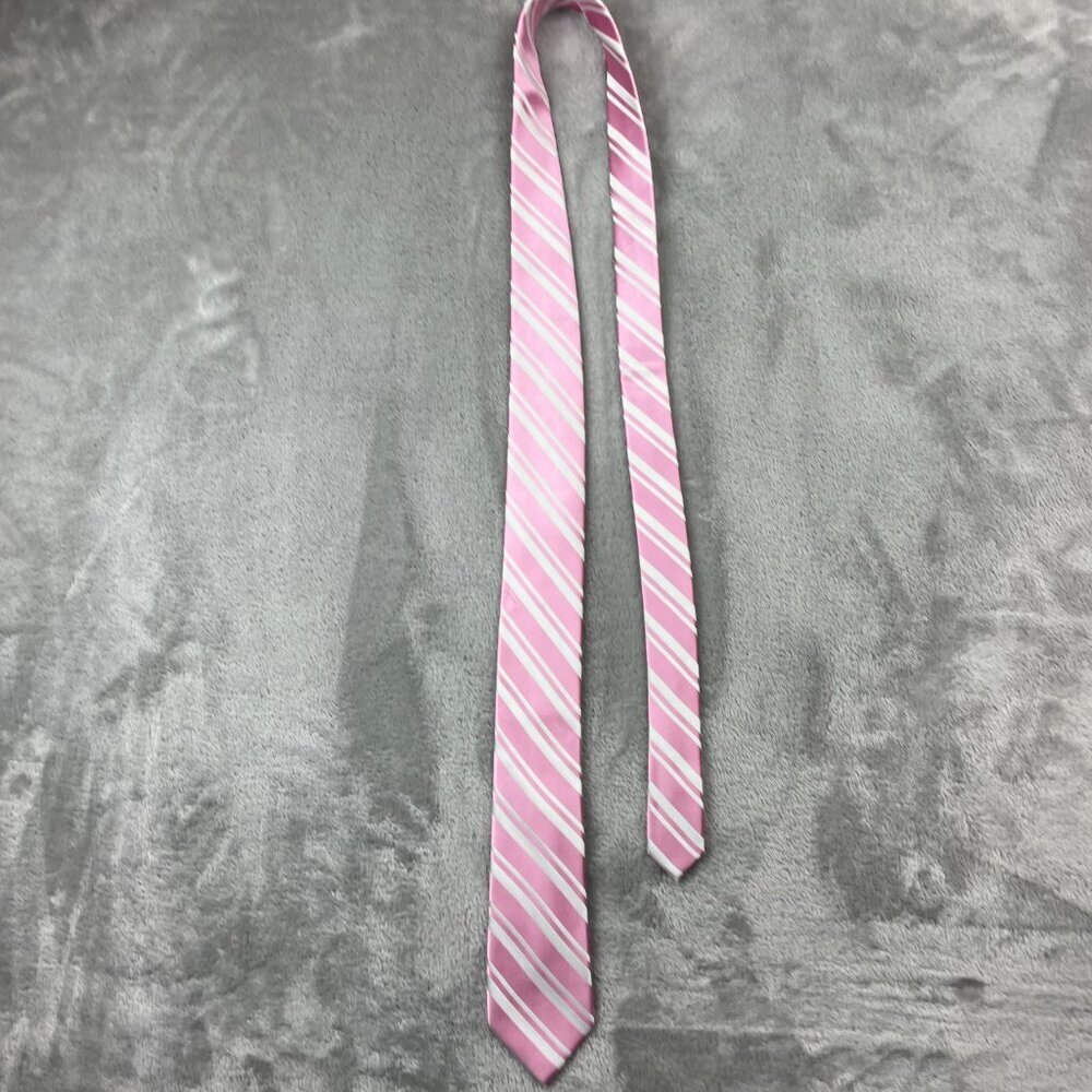 Resilio Skinny Style Men's Classic 100% Silk Neck Tie - Picture 3 of 6